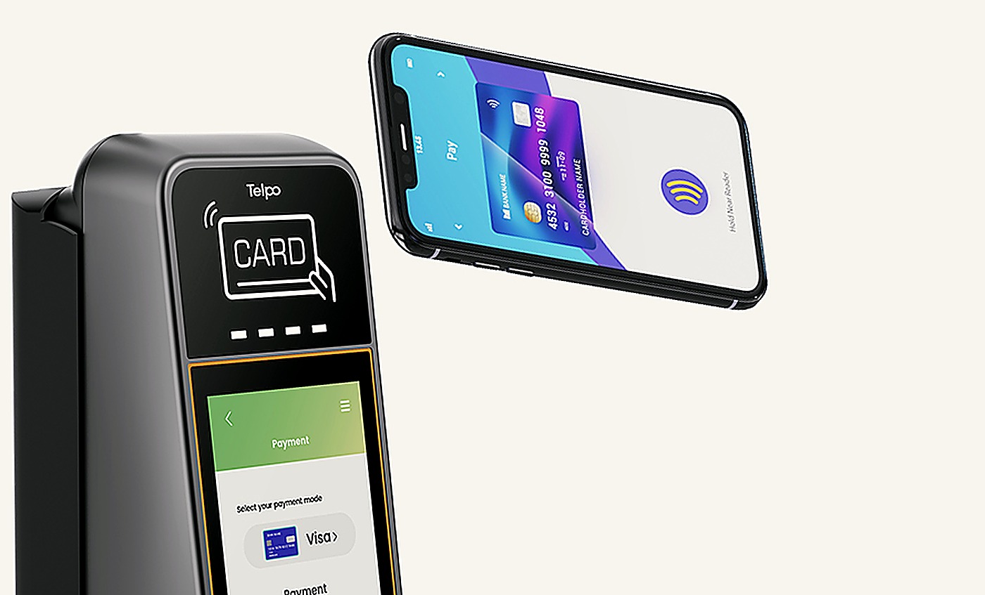 Telpo T10 mit NFC-Zahlung per Smartphone