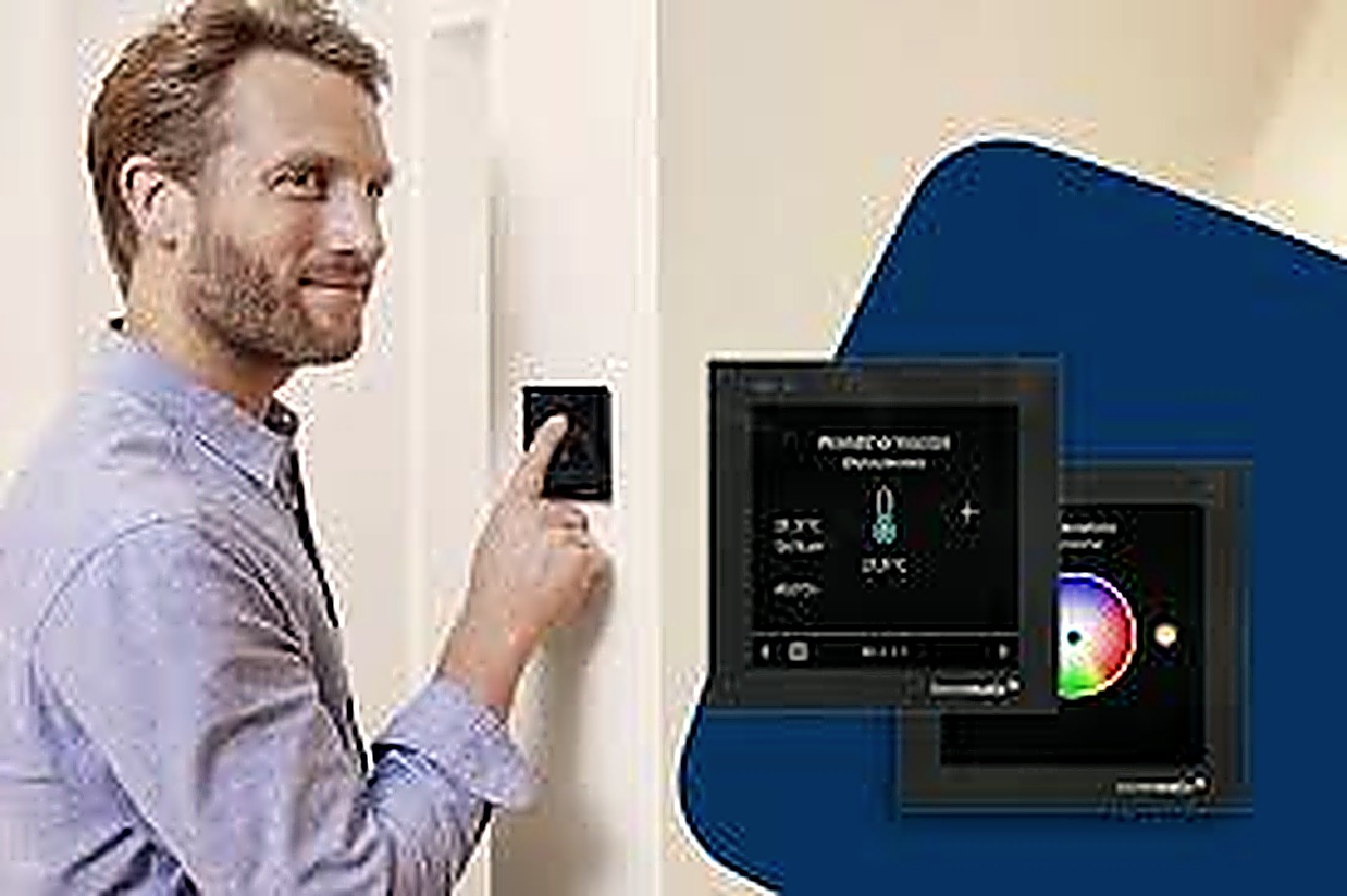 Wandpanel mit Homematic-IP-Szenensteuerung